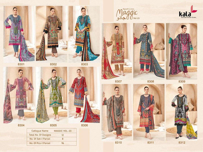 Maggic Vol 23 by Tarika Creation – Karachi Designer Cotton Suit Collection