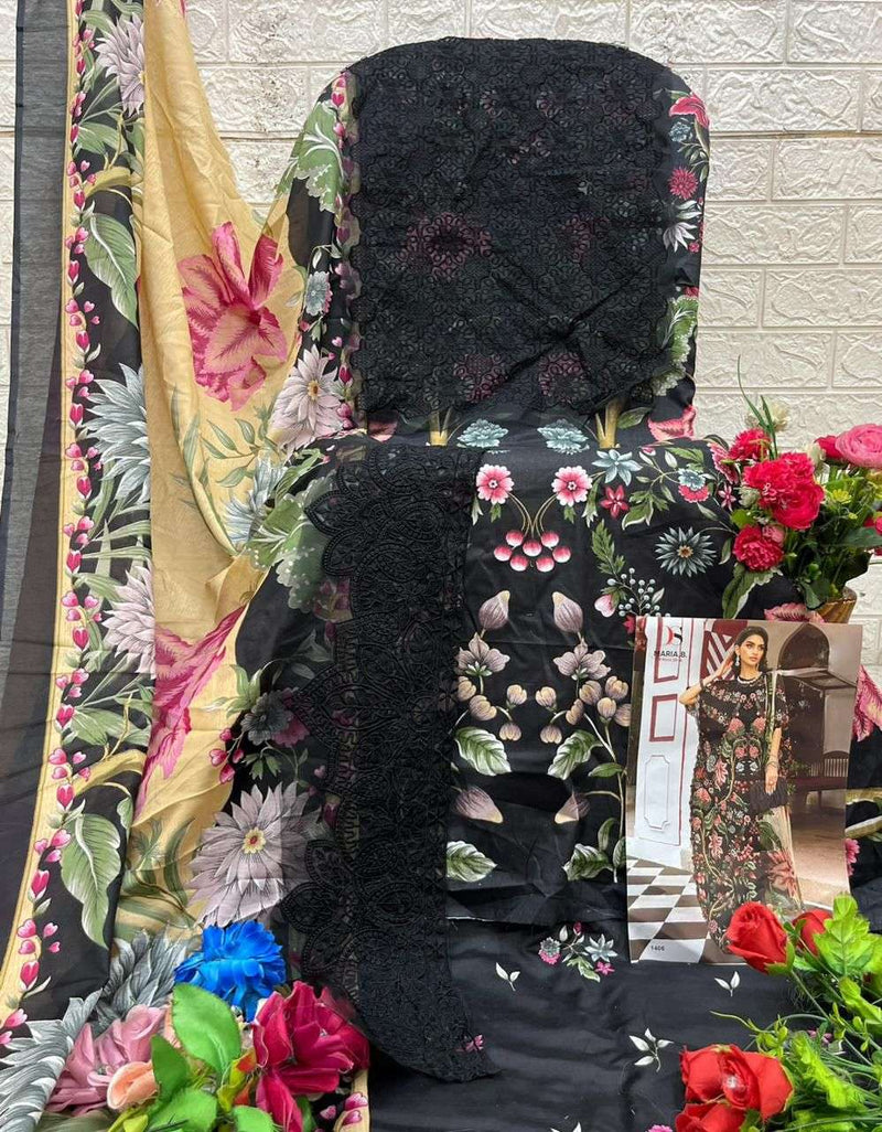 Deepsy Suits Maria B Mprint 25 Vol 4 Pure Cotton Embroidered Pakistani Suit