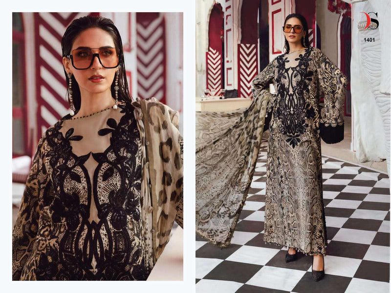 Deepsy Suits Maria B Mprint 25 Vol 4 Pure Cotton Embroidered Pakistani Suit