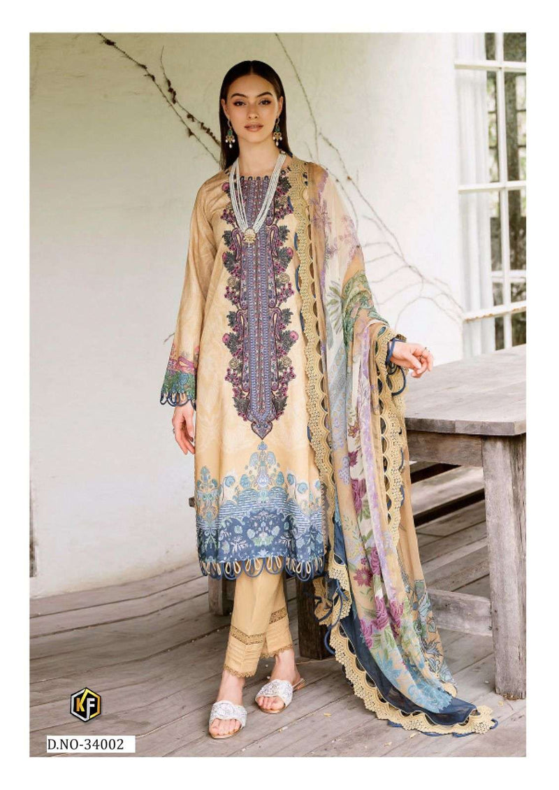 Keval Fab Maria B Vol 34 Heavy Cotton Print Salwar Suit