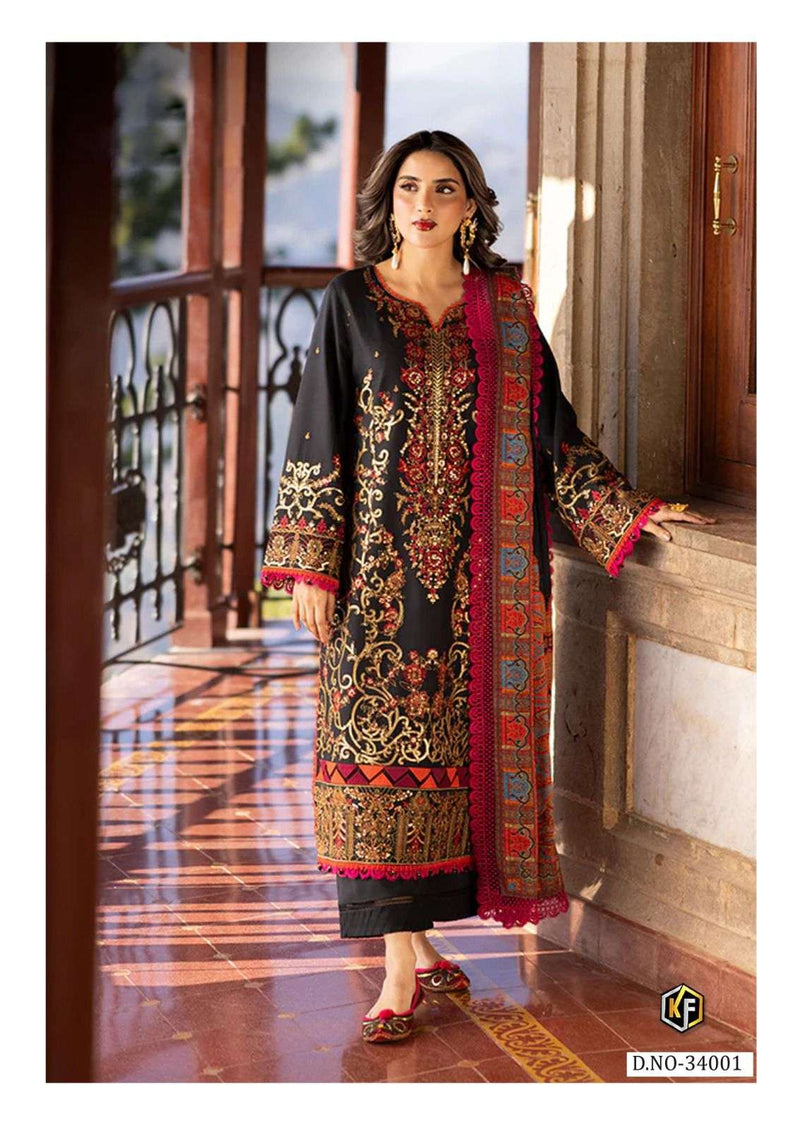 Keval Fab Maria B Vol 34 Heavy Cotton Print Salwar Suit