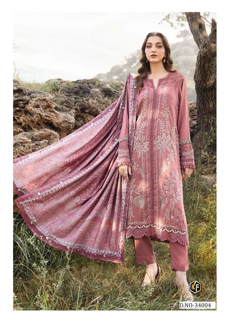 Keval Fab Maria B Vol 34 Heavy Cotton Print Salwar Suit