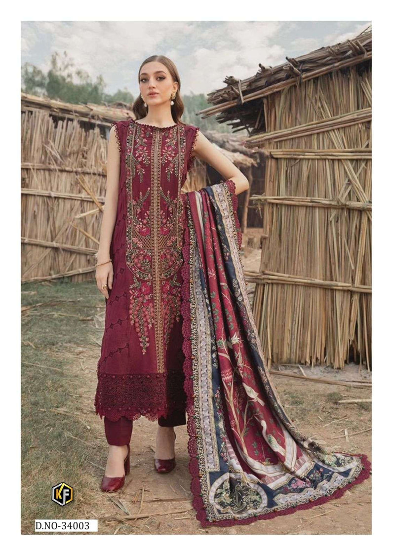 Keval Fab Maria B Vol 34 Heavy Cotton Print Salwar Suit