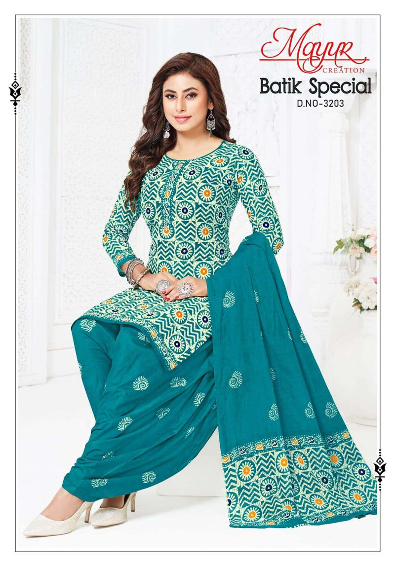 Mayur Creation Batik Special Vol 32 Pure Cotton Printed Dailywear Salwar Kameez