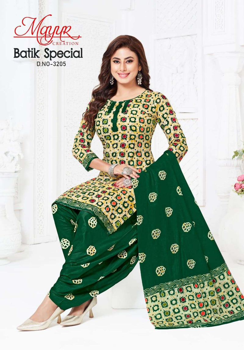 Mayur Creation Batik Special Vol 32 Pure Cotton Printed Dailywear Salwar Kameez