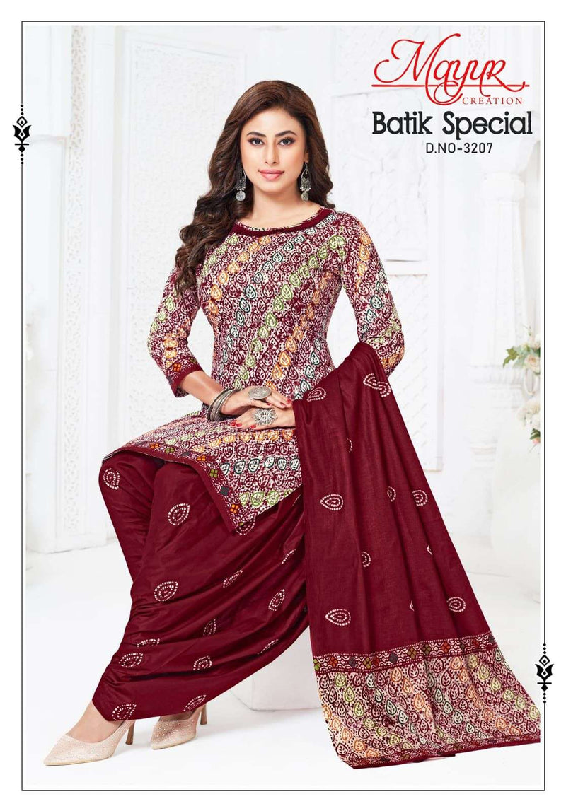Mayur Creation Batik Special Vol 32 Pure Cotton Printed Dailywear Salwar Kameez
