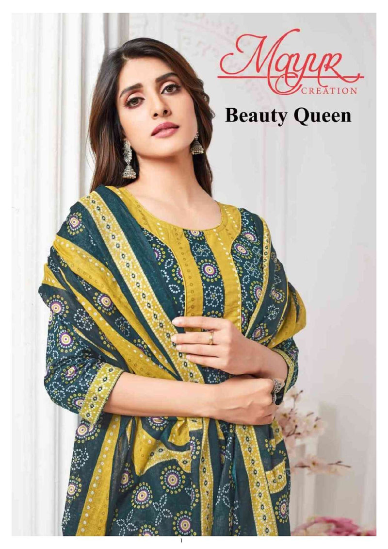 Mayur Creation Beauty Queen Vol 1 Pure Cotton Printed Casual Wear Salwar Suit