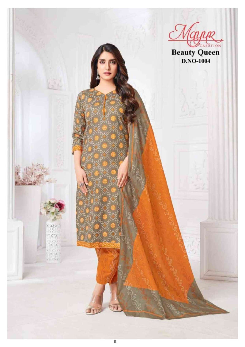 Mayur Creation Beauty Queen Vol 1 Pure Cotton Printed Casual Wear Salwar Suit