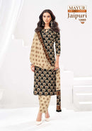 Mayur Creation Jaipuri Vol 12 Pure Cotton Printed Dailywear Salwar Suit