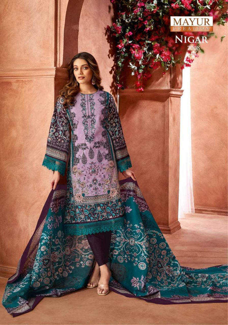 Mayur Creation Nigar Vol 7 Pure Cotton Digital Printed Salwar Kameez