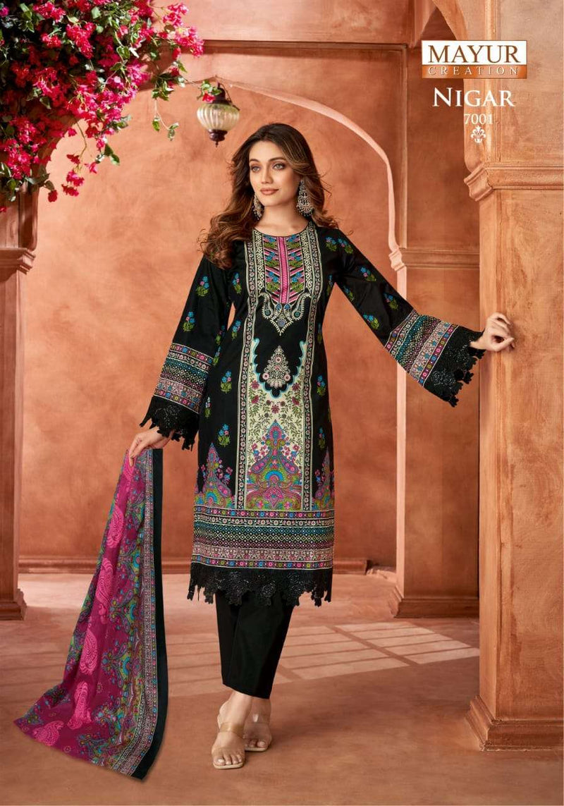 Mayur Creation Nigar Vol 7 Pure Cotton Digital Printed Salwar Kameez