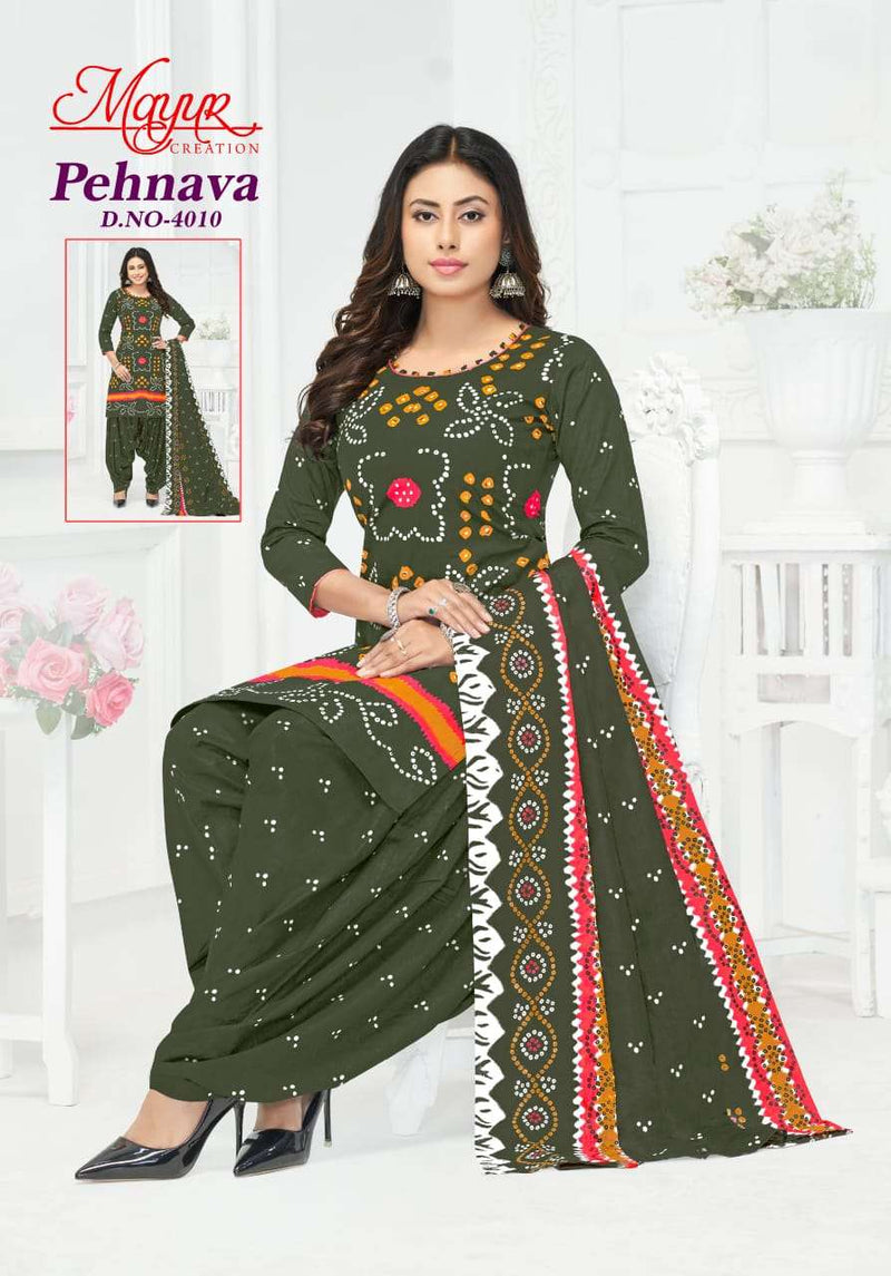 Mayur Creation Pehnava Vol 4 Pure Cotton Printed Dress Material