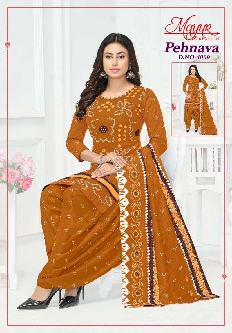 Mayur Creation Pehnava Vol 4 Pure Cotton Printed Dress Material