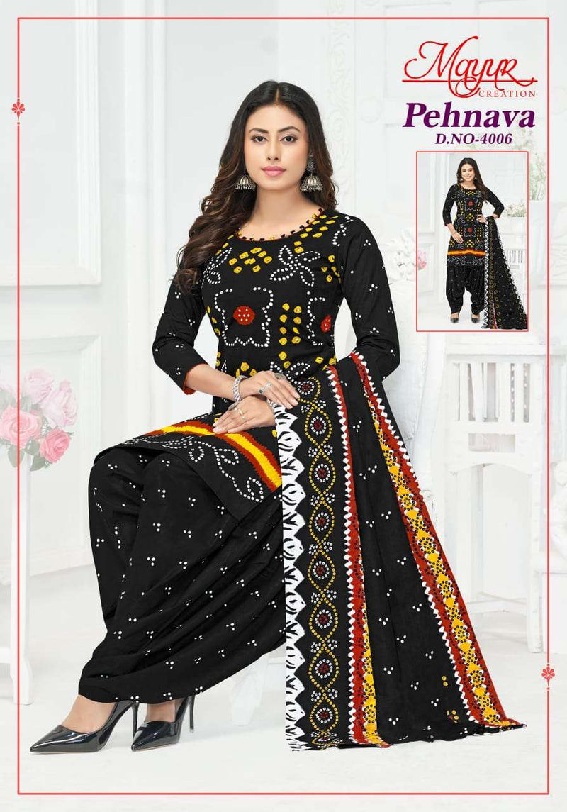 Mayur Creation Pehnava Vol 4 Pure Cotton Printed Dress Material