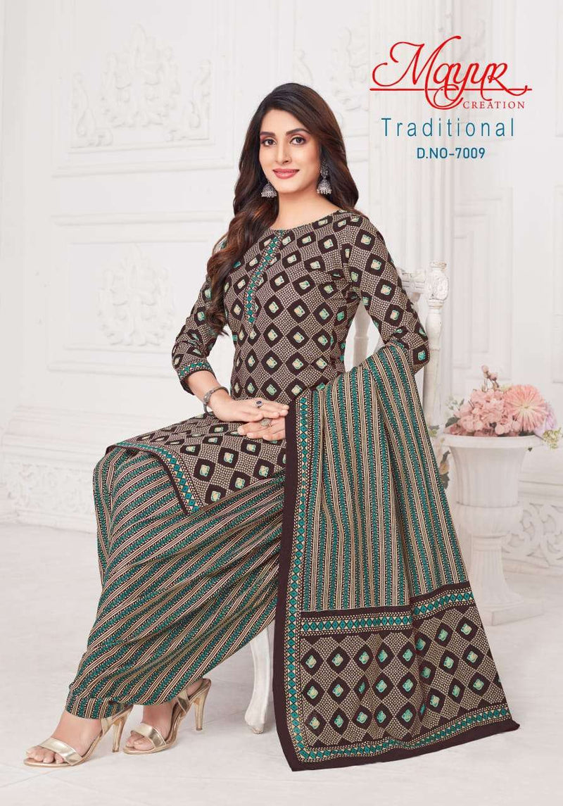 Mayur Creation Traditional Vol 7 Pure Cotton Casual Wear Salwar Suit