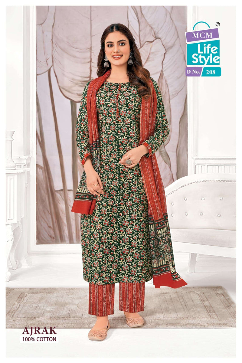 Mcm Lifestyle Ajrak Vol 2 Pure Cotton Printed Ready To Wear Kurti