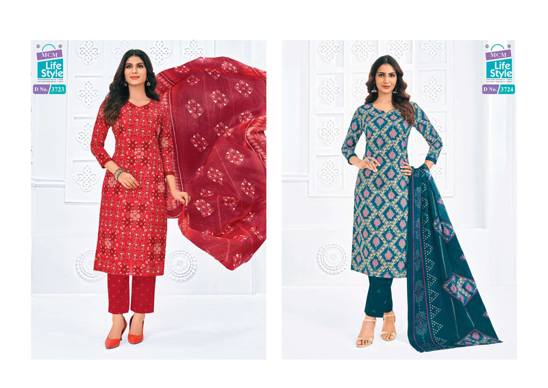 Mcm Lifestyle Priyalaxmi Vol 37 Pure Cotton Printed Dailywear Salwar Kameez