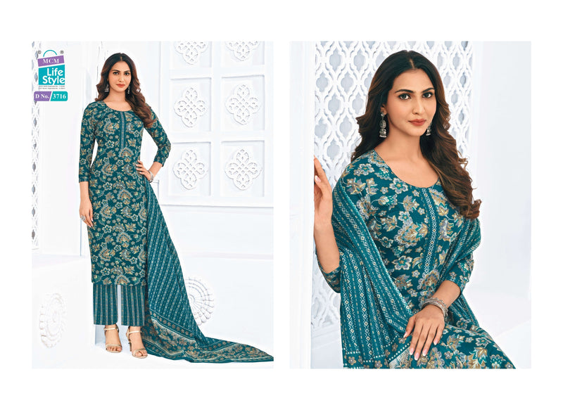 Mcm Lifestyle Priyalaxmi Vol 37 Pure Cotton Printed Dailywear Salwar Kameez