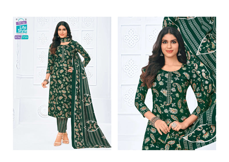 Mcm Lifestyle Priyalaxmi Vol 37 Pure Cotton Printed Dailywear Salwar Kameez