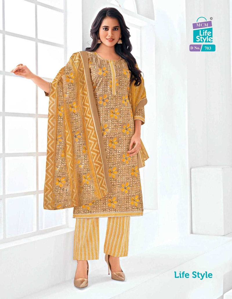 Mcm Lifestyle Vol 7 Cotton Digital Printed Combo Set Of Kurti