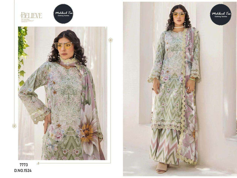 Mehboob Tex 1522-1524-1526 Cotton Embroidery Work Salwar Kameez