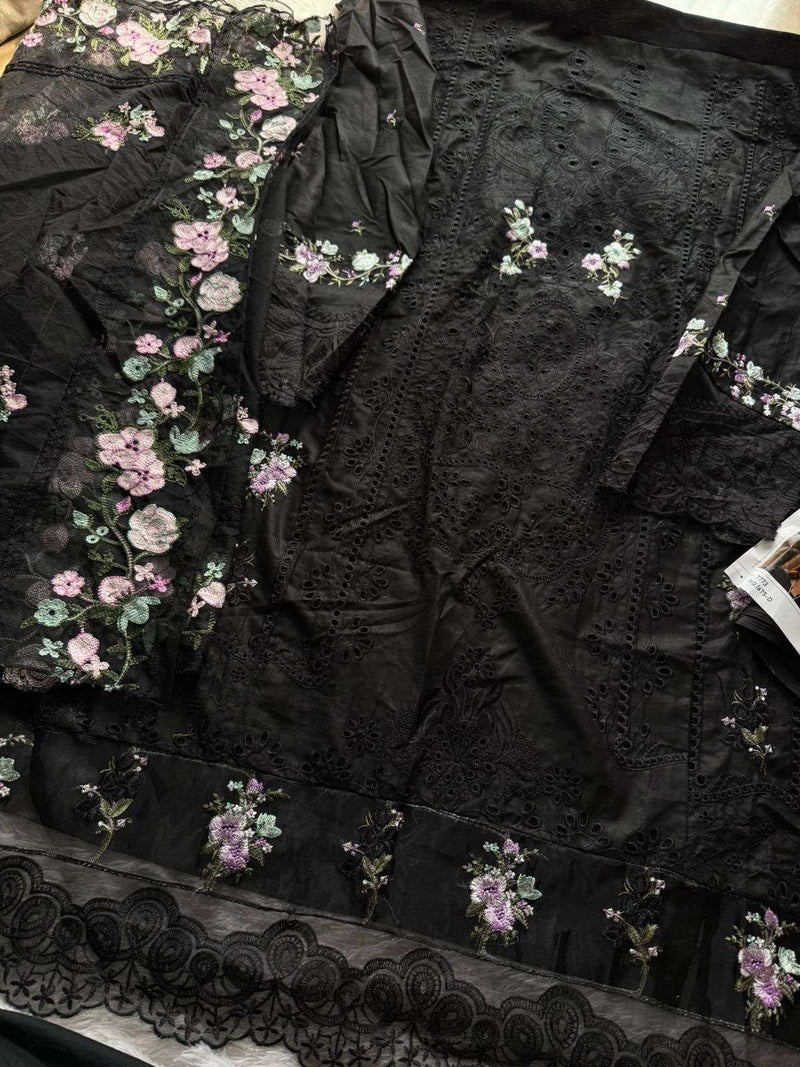 Mehboob Tex 1675 DE Pure Cotton Self Embroidered Pakistani Suit