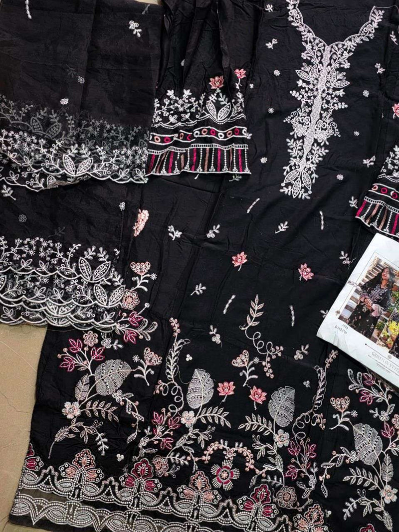 Mehboob Tex Dno 1761 Pure Rayon Self Embroidered Pakistani Suit