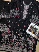 Mehboob Tex Dno 1761 Pure Rayon Self Embroidered Pakistani Suit