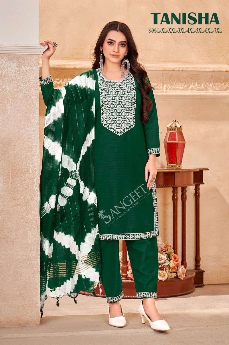 Mf Tanisha Rayon Fancy Sequence Designer Combo Set Kurti