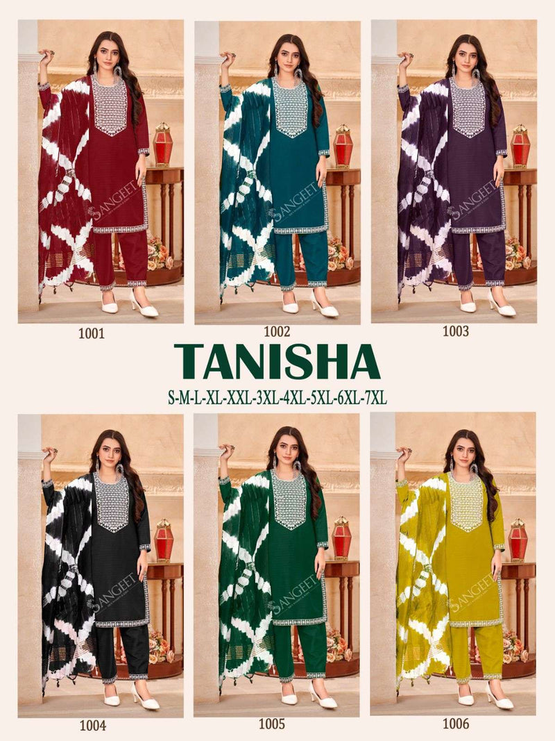 Mf Tanisha Rayon Fancy Sequence Designer Combo Set Kurti