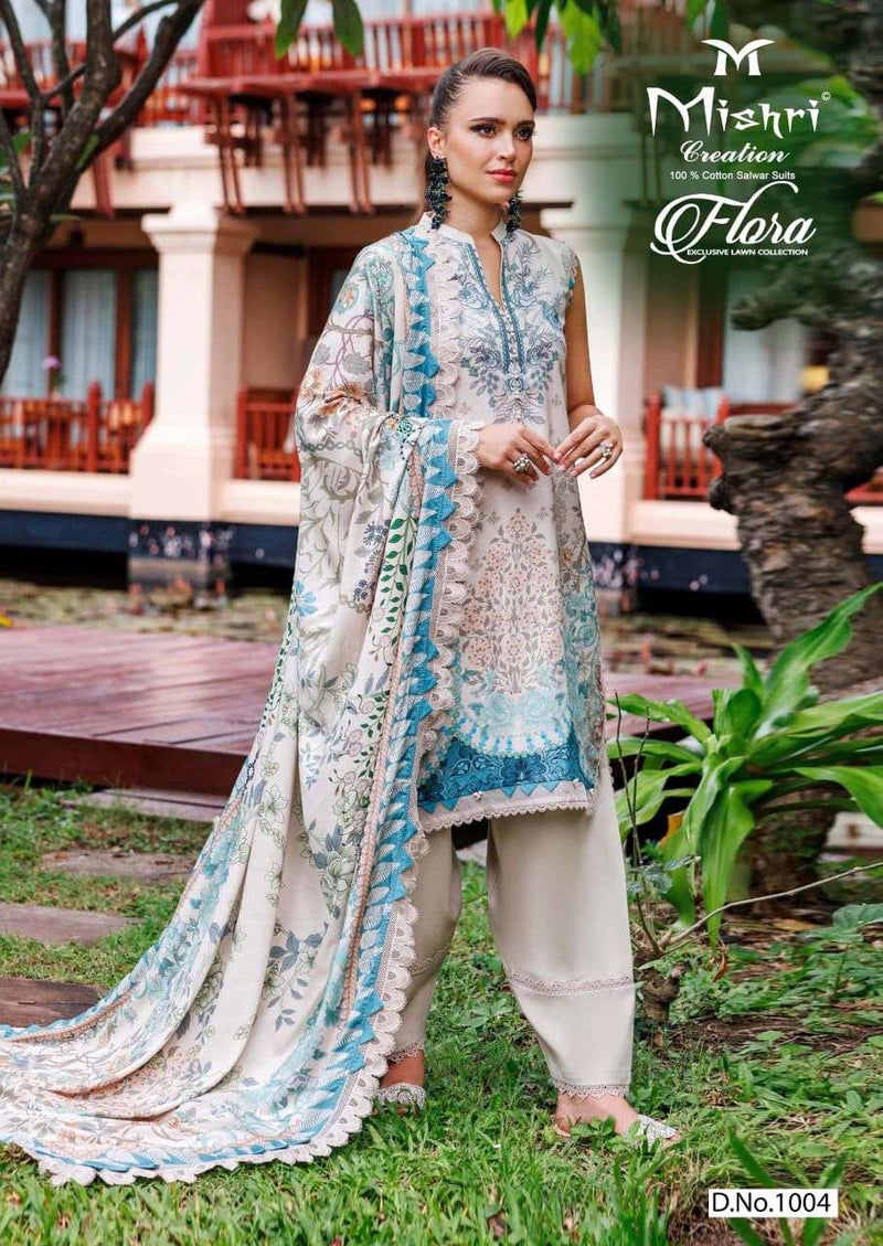 Mishri Creation Flora Vol 1 Lawn Cotton Printed Dailywear Salwar Suit