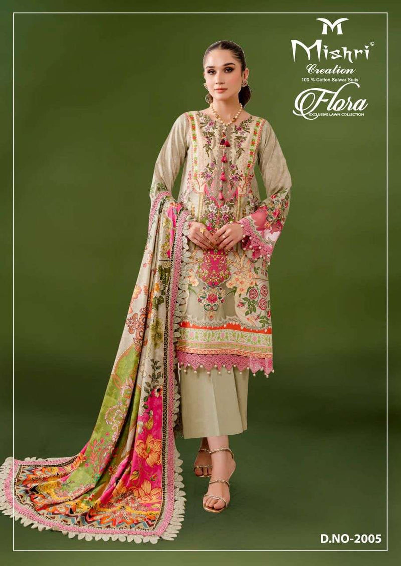 Mishri Creation Flora Vol 2 Lawn Cotton Digital Printed Salwar Suit