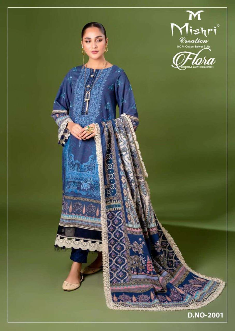 Mishri Creation Flora Vol 2 Lawn Cotton Digital Printed Salwar Suit