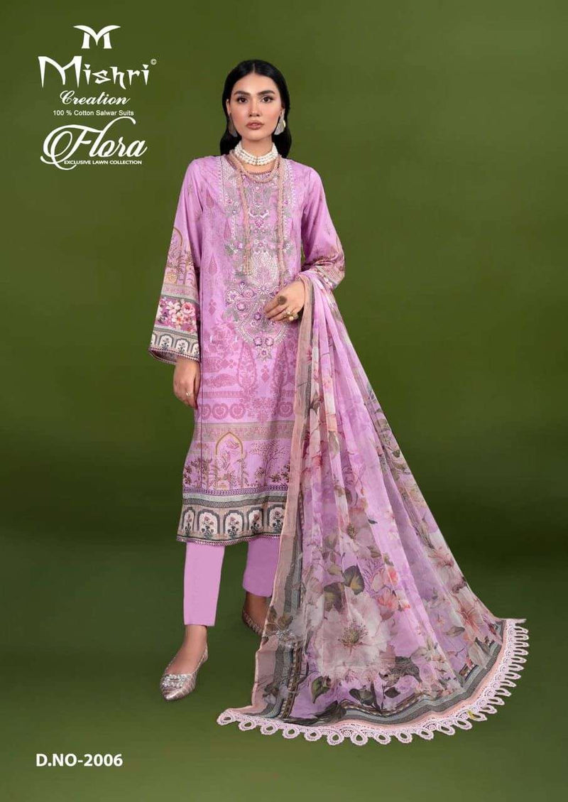 Mishri Creation Flora Vol 2 Lawn Cotton Digital Printed Salwar Suit