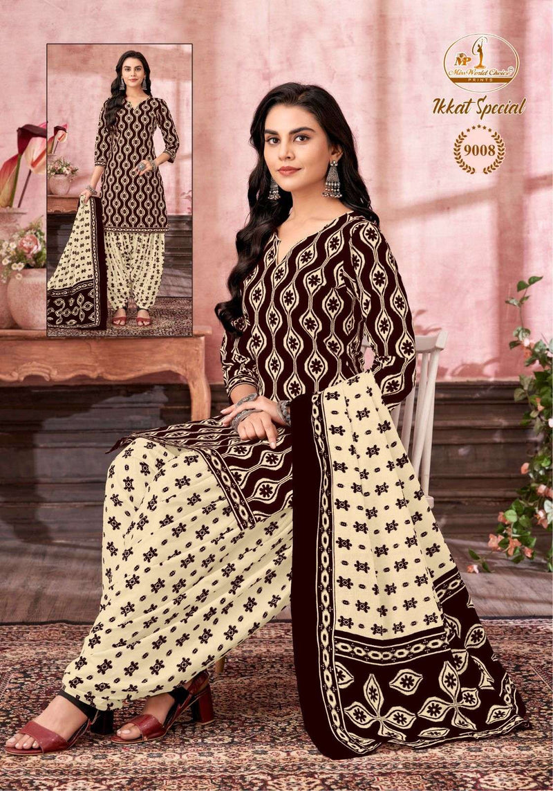 Miss World Ikkat Special Vol 9 Pure Cotton Printed Dailywear Salwar Suit