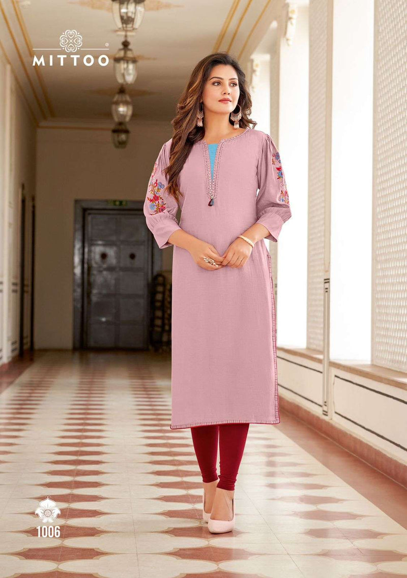 Mittoo Kaamiya Heavy Rayon Printed Designer Kurti Collection