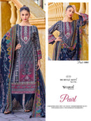 Mumtaz Arts Pearls Pure Viscose Pashmina Khatli Work Embroidered Salwar Kameez