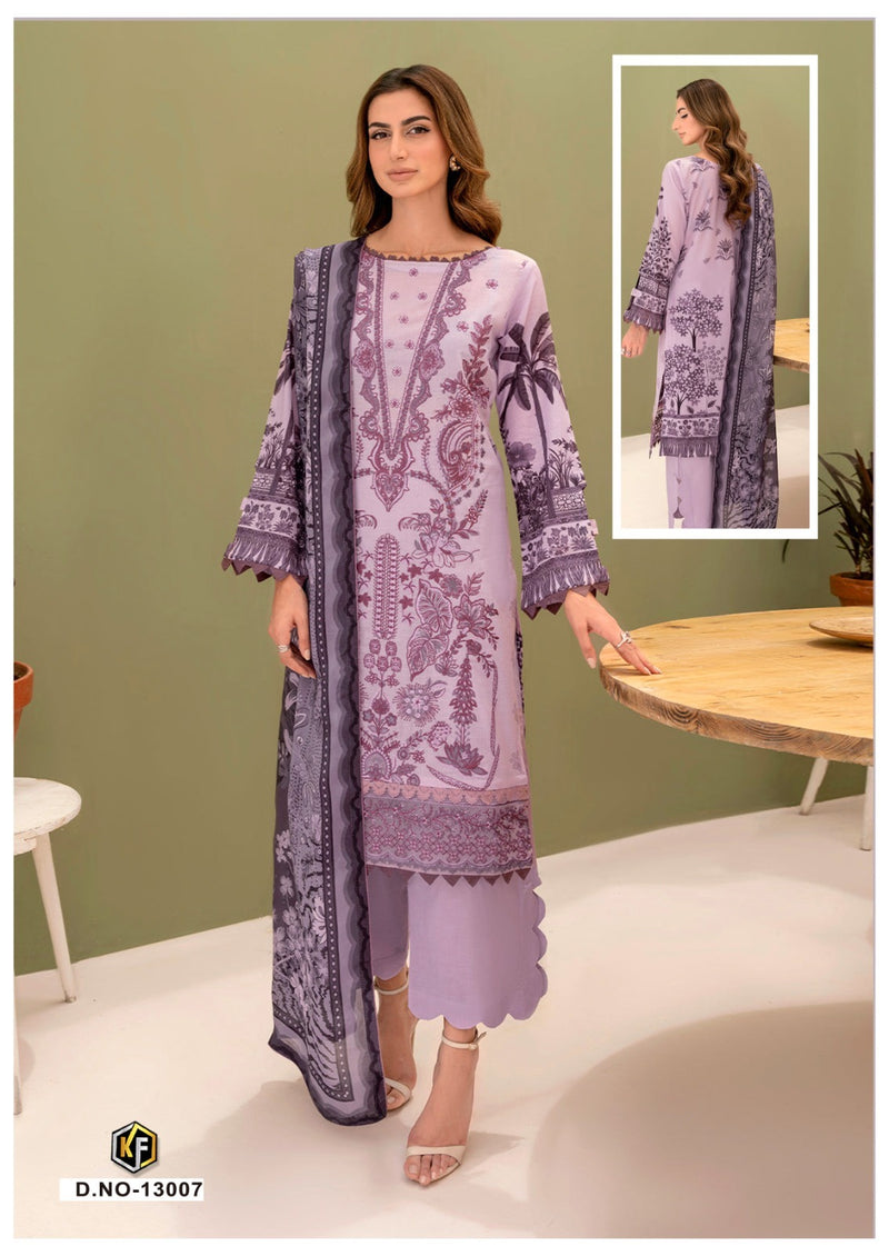 Keval Fab Noor Jaan Vol 13 Cotton Karachi Style Printed Designer Salwar Kameez