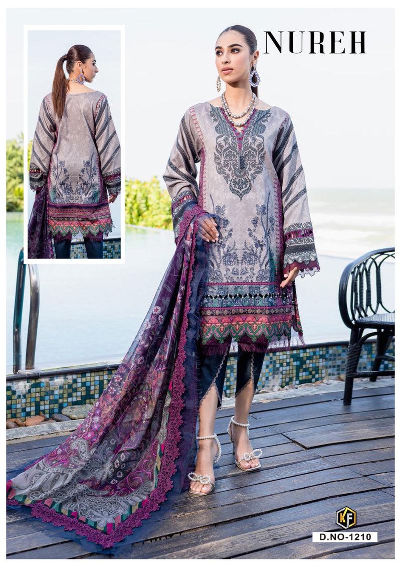 Keval Fab Nureh Vol 12 Cotton Karachi Print Salwar Suits