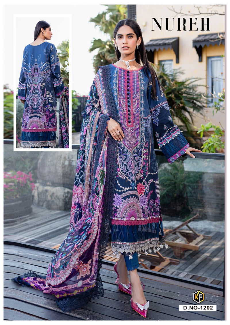 Keval Fab Nureh Vol 12 Cotton Karachi Print Salwar Suits