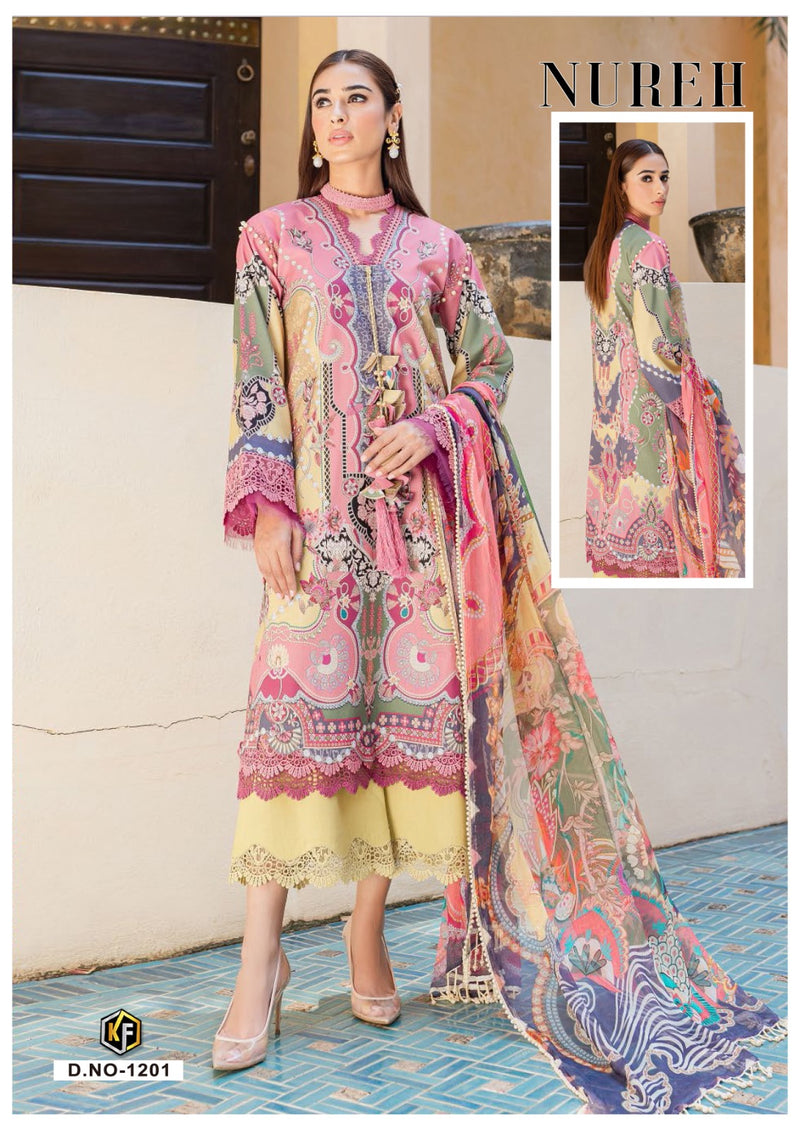 Keval Fab Nureh Vol 12 Cotton Karachi Print Salwar Suits