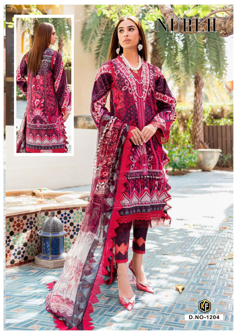 Keval Fab Nureh Vol 12 Cotton Karachi Print Salwar Suits