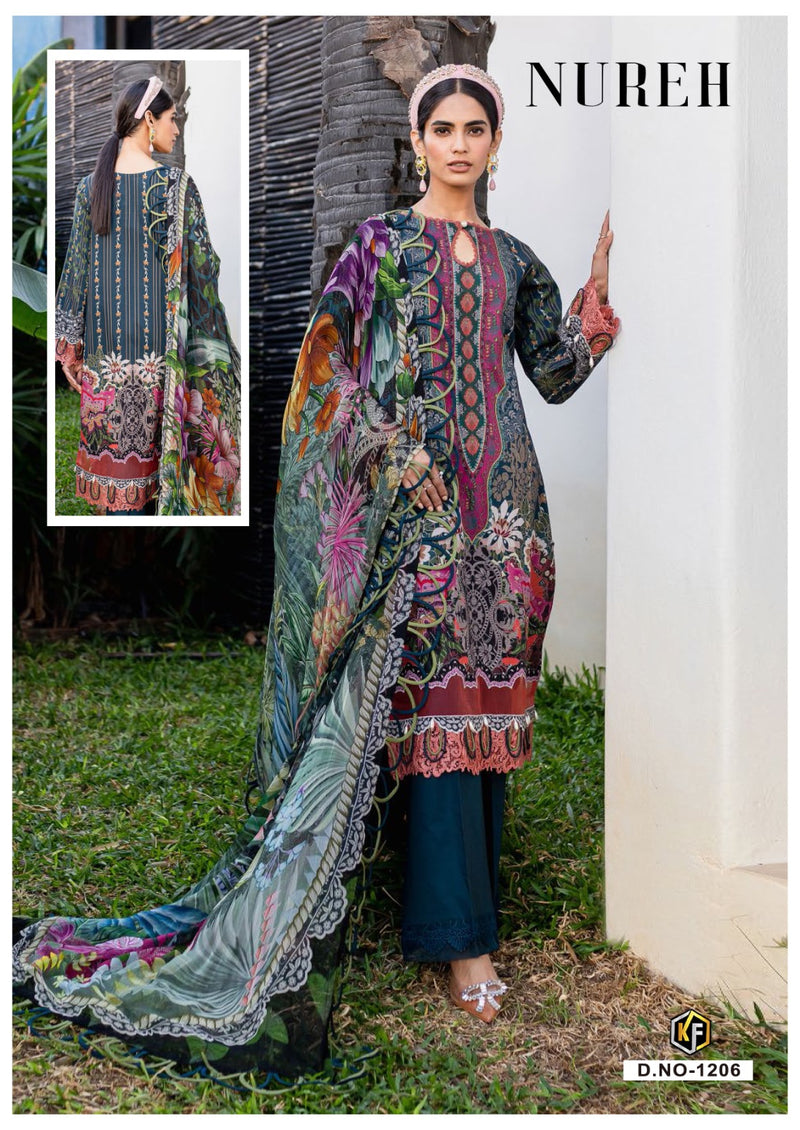 Keval Fab Nureh Vol 12 Cotton Karachi Print Salwar Suits