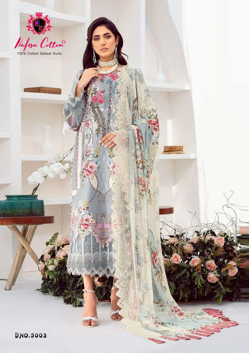 Nafisa Cotton Andaaz Karachi Suits Vol 5  Cotton Digital Style Print Salwar Suit