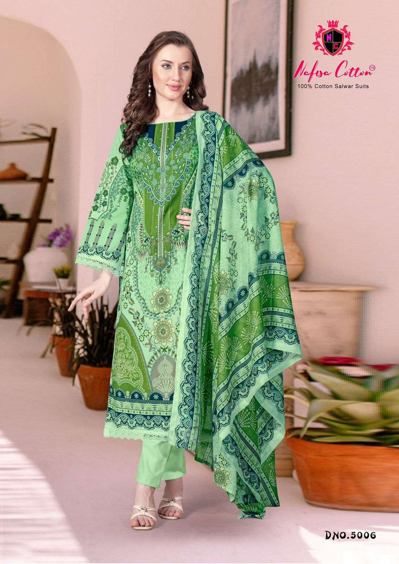 Nafisa Cotton Andaaz Karachi Suits Vol 5  Cotton Digital Style Print Salwar Suit