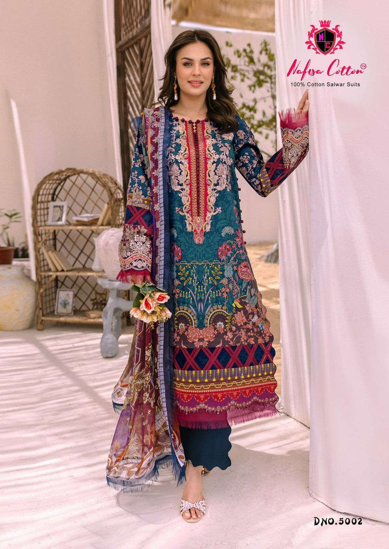 Nafisa Cotton Andaaz Karachi Suits Vol 5  Cotton Digital Style Print Salwar Suit