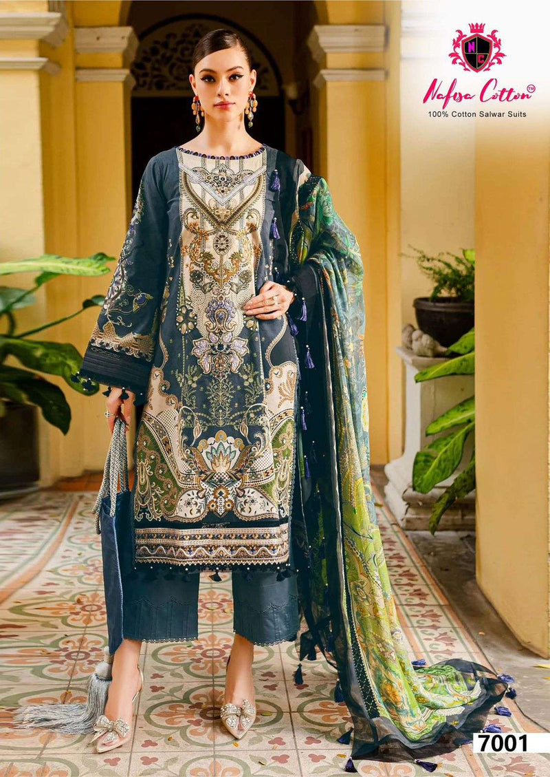 Nafisa Cotton Esra Vol 7 Pure Cotton Digital Print Dailywear Salwar Suit