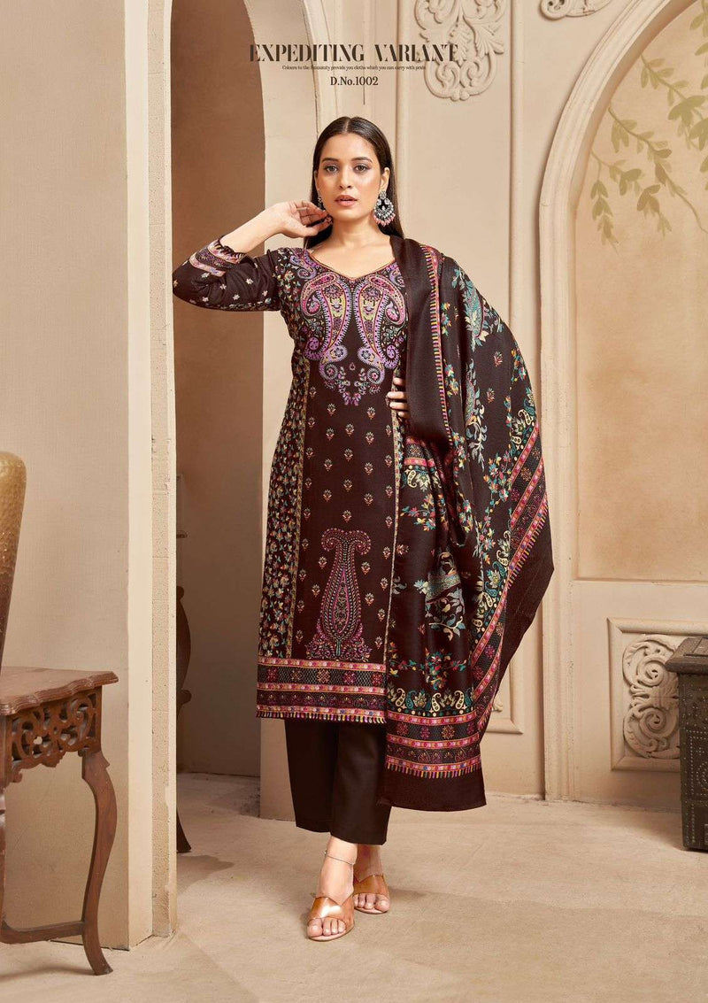 Nimaya Pashmina Suit by Roli Moli – Winter Special Twill Shawl Set | Best Price ₹380