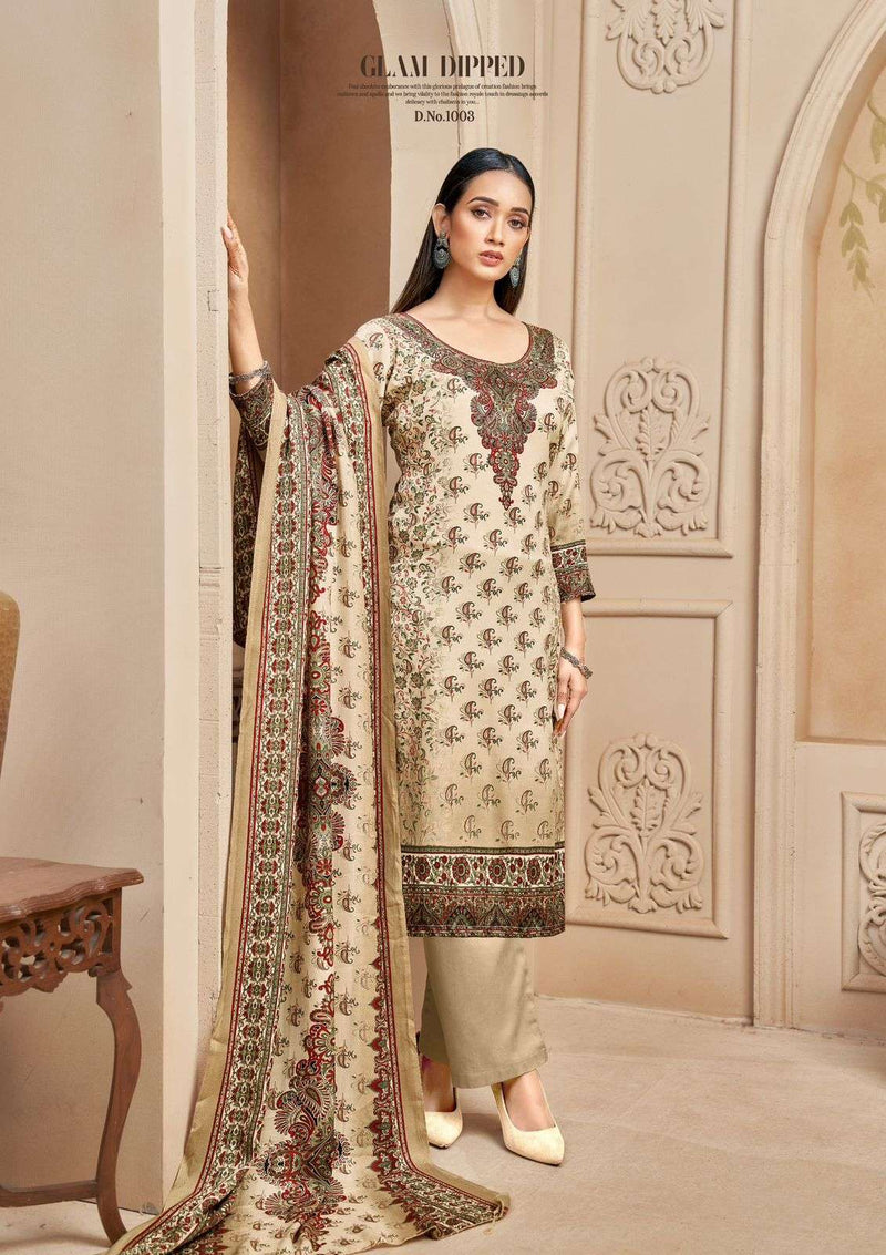 Nimaya Pashmina Suit by Roli Moli – Winter Special Twill Shawl Set | Best Price ₹380