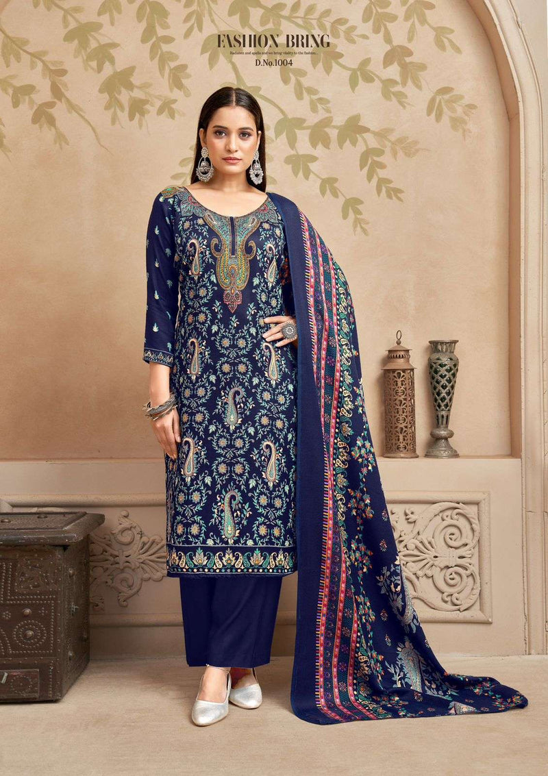 Nimaya Pashmina Suit by Roli Moli – Winter Special Twill Shawl Set | Best Price ₹380